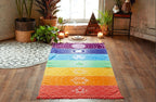 Printed Bath Towel Tassel Colorful Yoga Mat