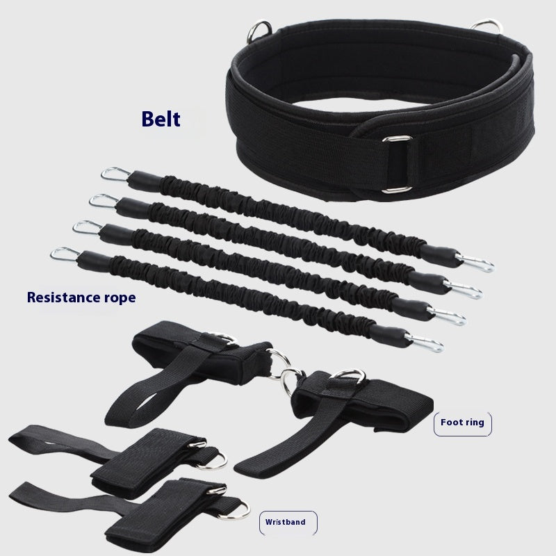 Boxing MMA Taekwondo Elastic String Basketball Bounce Strength Leg Training Explosive Power Resistance Band Fitness Equipment