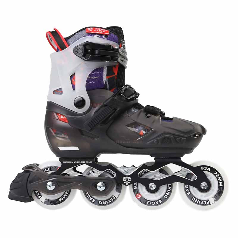 Flying Eagle L8 Lumafly Black Kids Skates