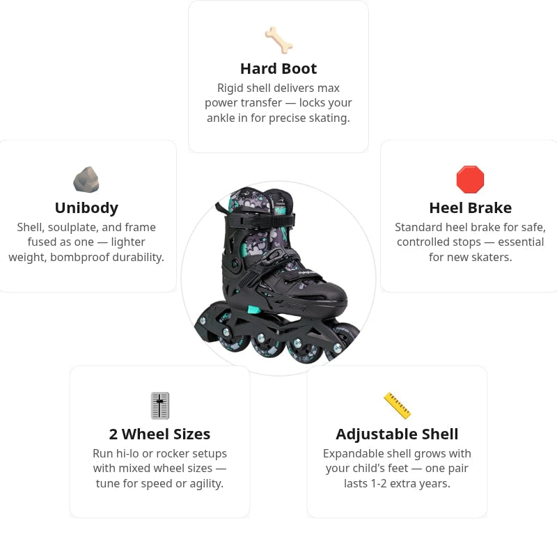 Flying Eagle NT2 Nacht Black Skates